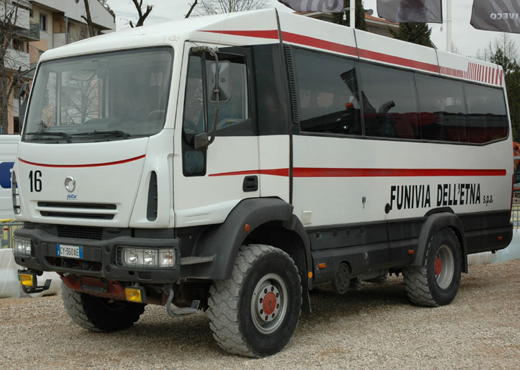 This was Iveco's most interesting vehicle It is is a Eurocargo 4x4 with a