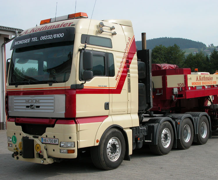  Kothmaier from Mondsee(A) to photograph their new MAN TGA 41.660.